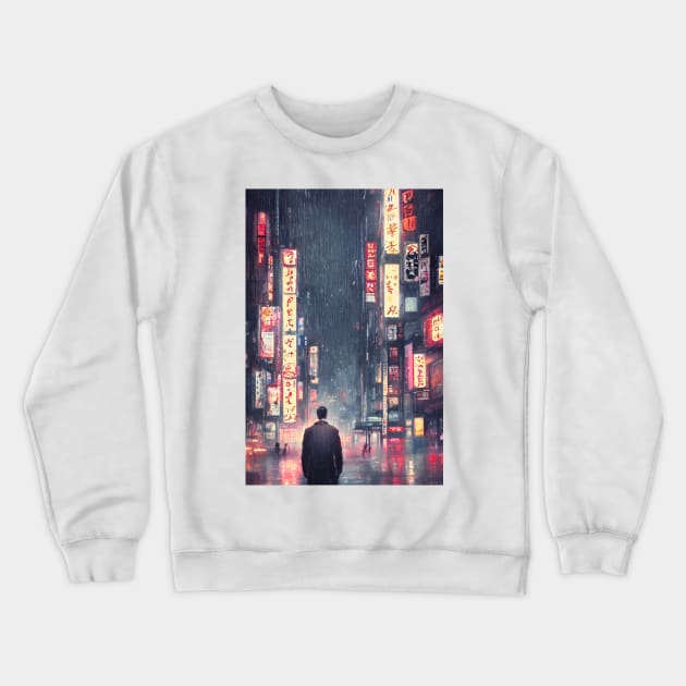 You are in Tokyo Neon Anime Japan Crewneck Sweatshirt by Trendy-Now